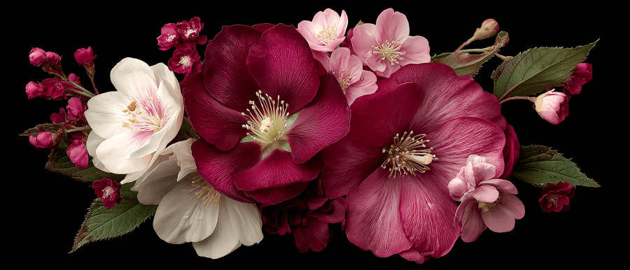 Pink Botanical puzzle preview